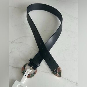 Jessica Simpson Women’s Belt Size Large Color: Black Mosaic NEW!